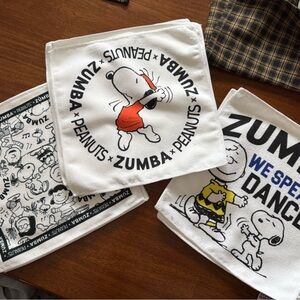 Zumba Peanuts Hand Towels- Lot of 12